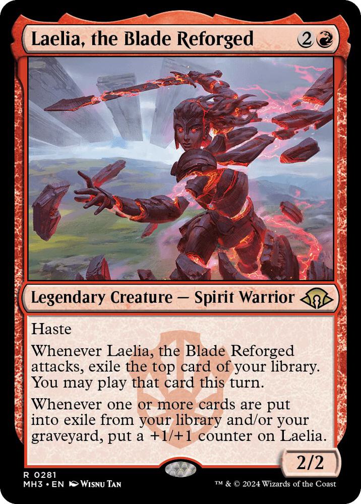 Laelia, the Blade Reforged 281 card from Modern Horizons 3