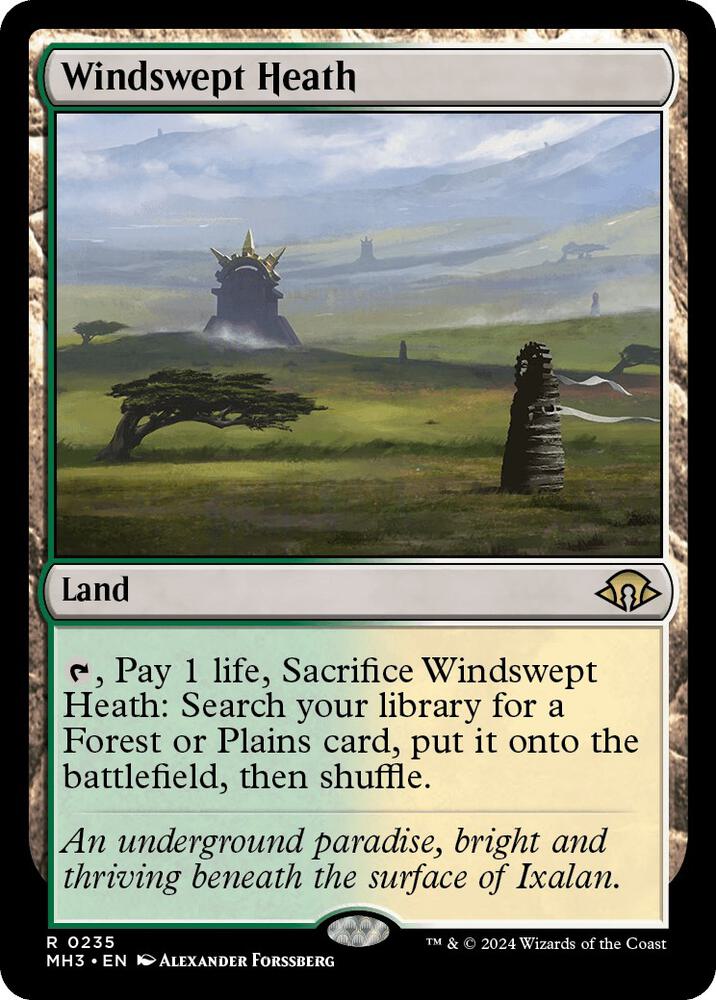 Windswept Heath 235 card from Modern Horizons 3