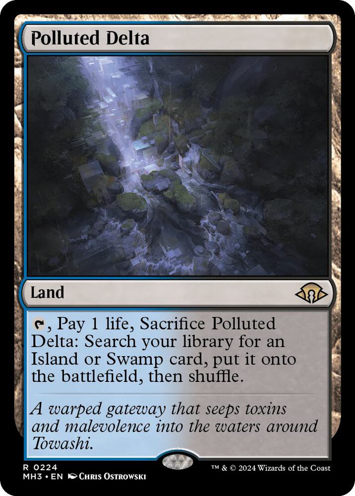 Polluted Delta 224 card from Modern Horizons 3