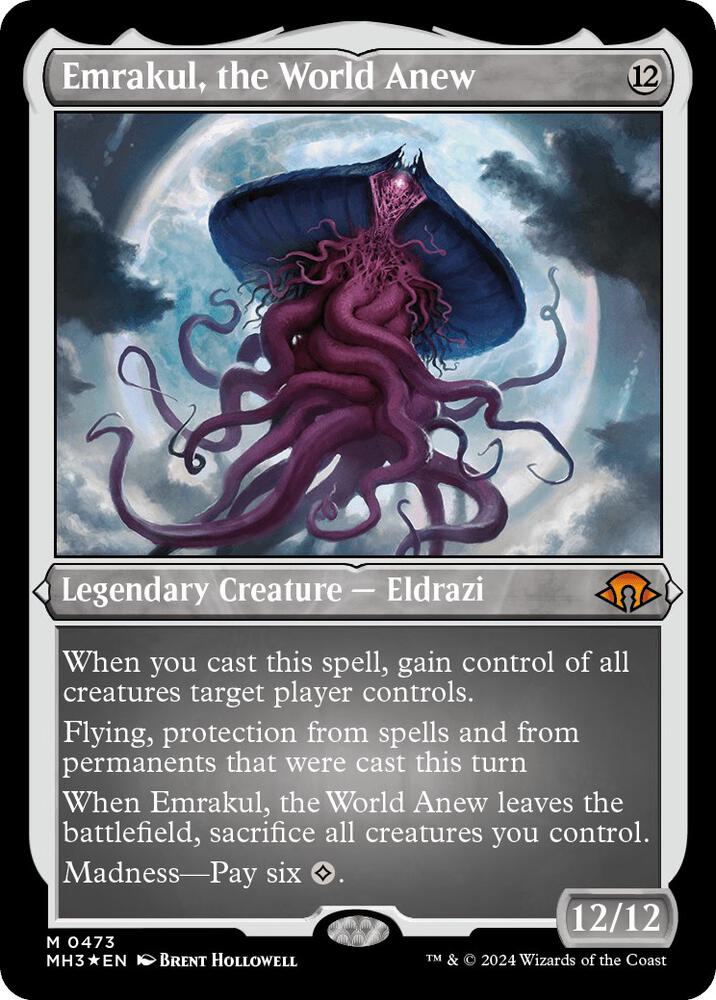 Emrakul, the World Anew (Foil Etched) 473 card from Modern Horizons 3