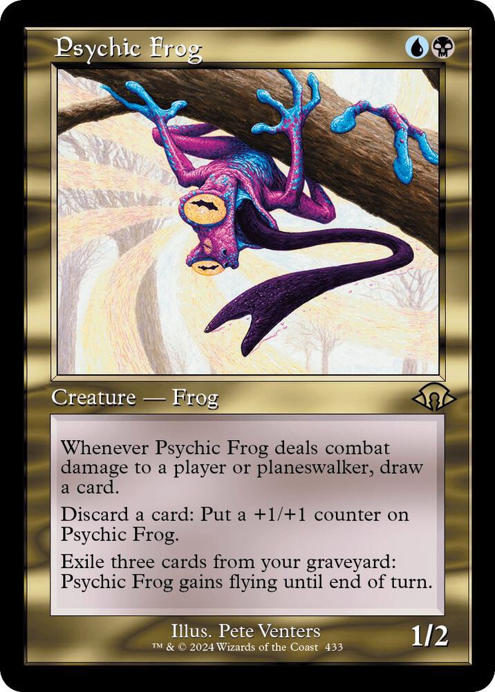 Psychic Frog (Retro Frame) 433 card from Modern Horizons 3