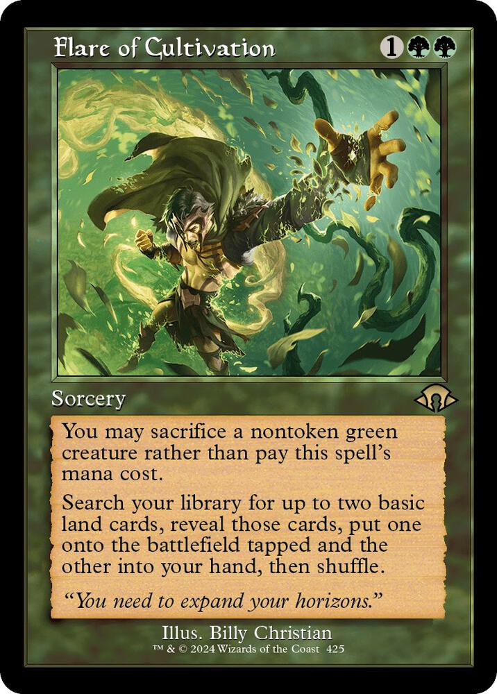 Flare of Cultivation (Retro Frame) 425 card from Modern Horizons 3