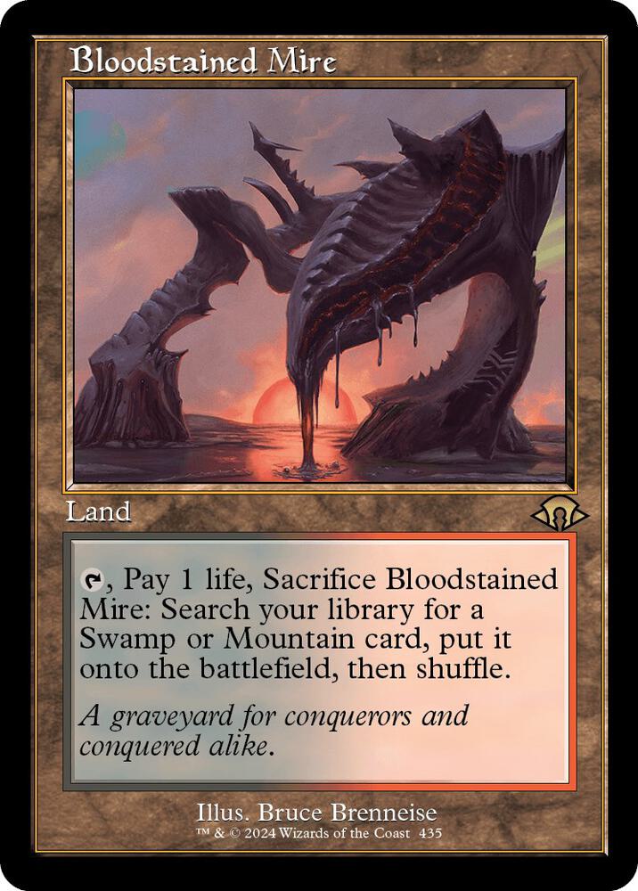 Bloodstained Mire (Retro Frame) 435 card from Modern Horizons 3