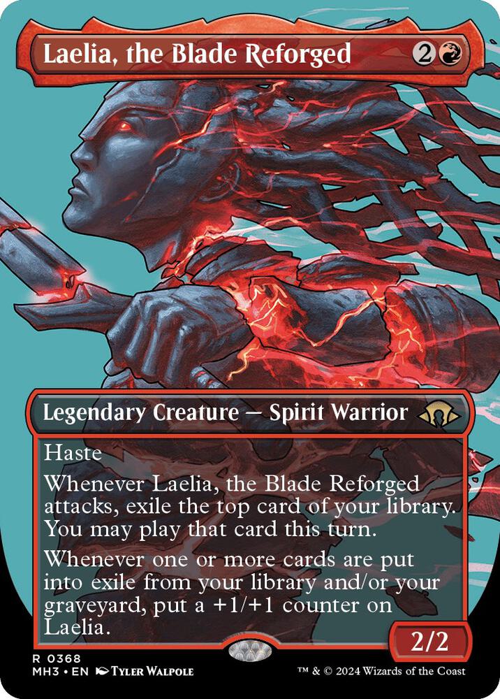 Laelia, the Blade Reforged (Borderless) 368 card from Modern Horizons 3
