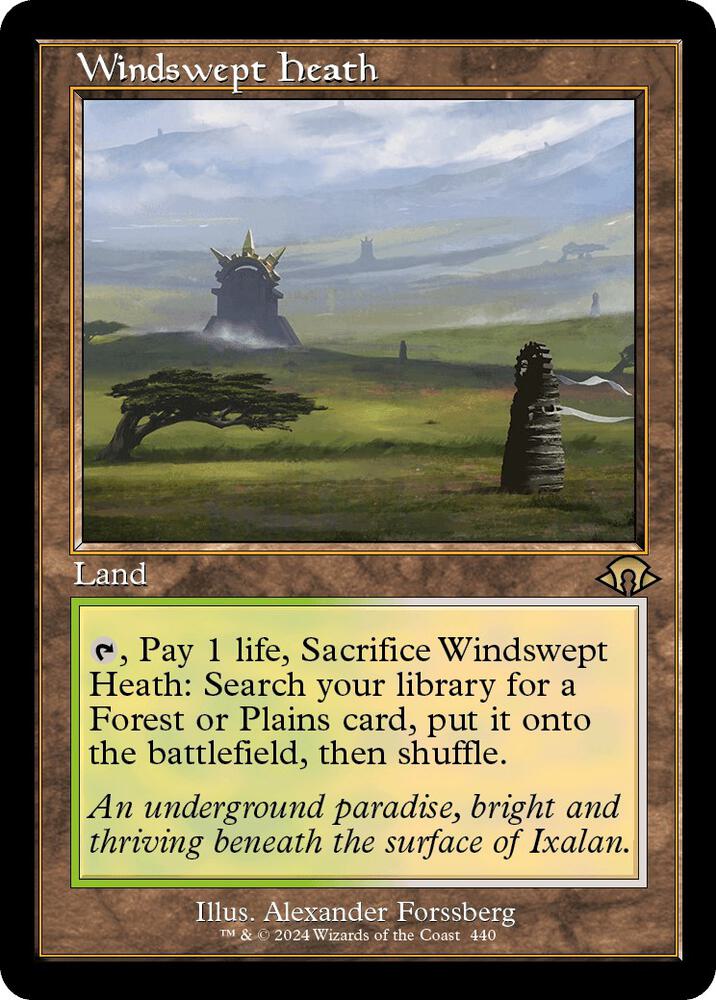 Windswept Heath (Retro Frame) 440 card from Modern Horizons 3