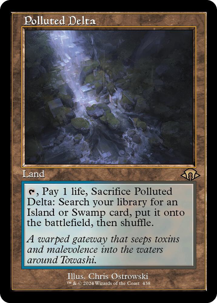 Polluted Delta (Retro Frame) 438 card from Modern Horizons 3