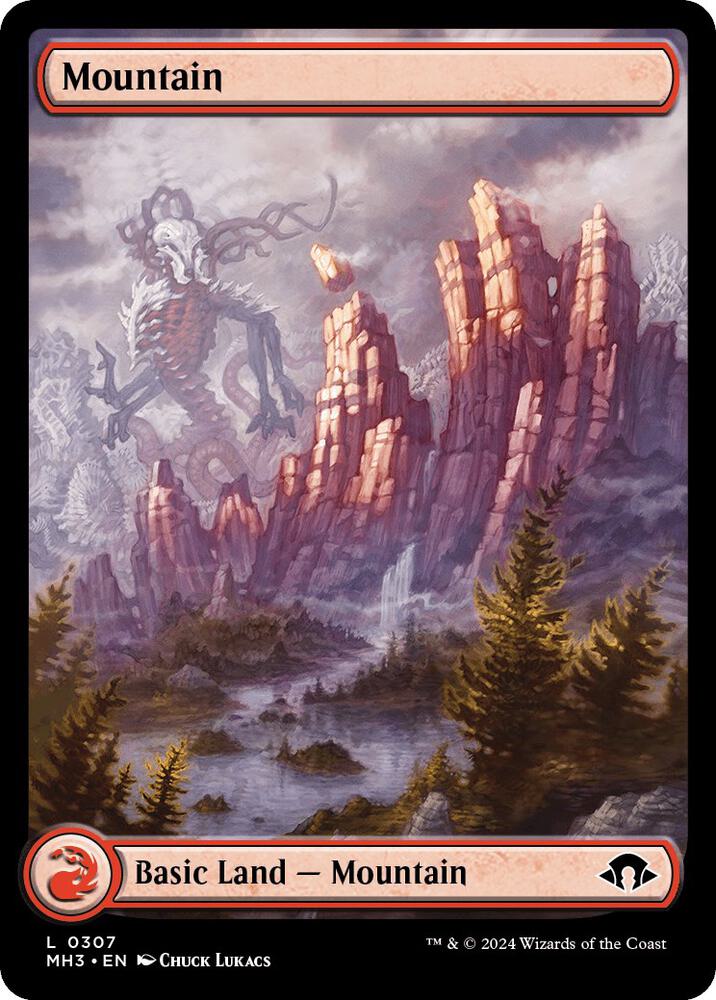 Mountain 307 card from Modern Horizons 3