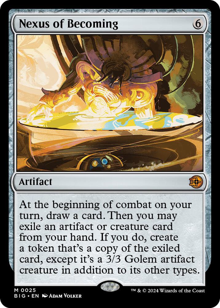 Nexus of Becoming 25 card from Outlaws of Thunder Junction: The Big Score