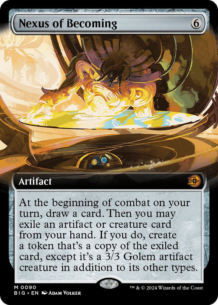 Nexus of Becoming (Extended Art) 90 card from Outlaws of Thunder Junction: The Big Score