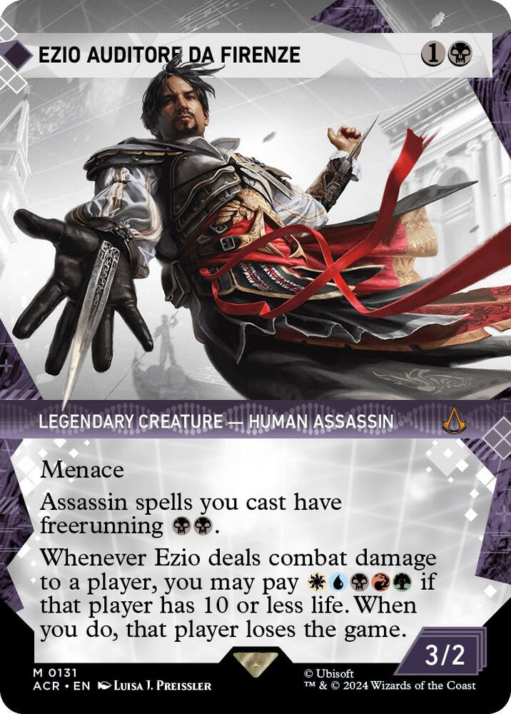 Ezio Auditore da Firenze (Showcase) 131 card from Universes Beyond: Assassin's Creed