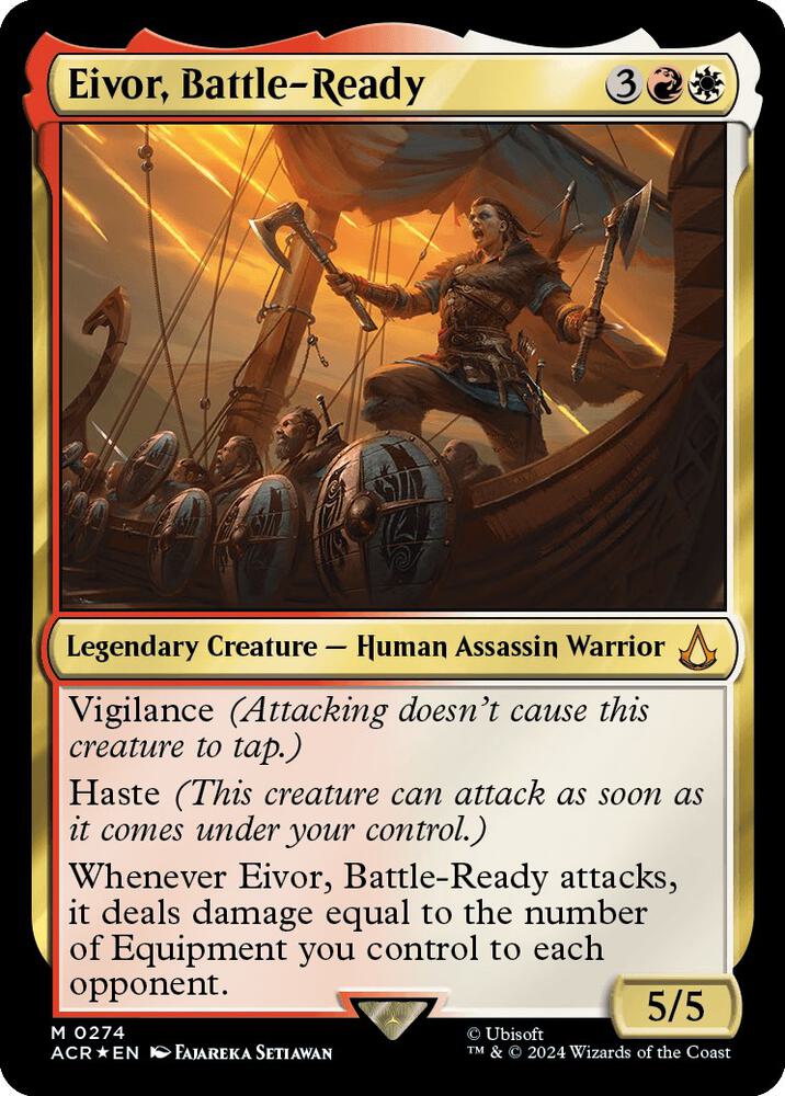 Eivor, Battle-Ready 274 card from Universes Beyond: Assassin's Creed