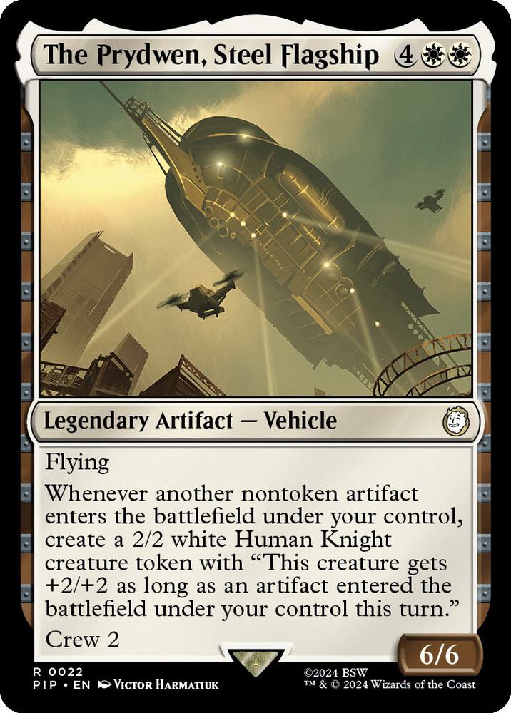 The Prydwen, Steel Flagship 22 card from Universes Beyond: Fallout