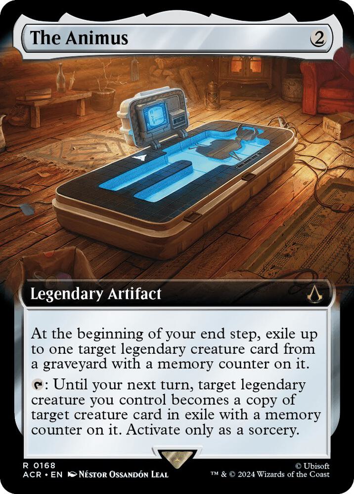 The Animus (Extended Art) 168 card from Universes Beyond: Assassin's Creed