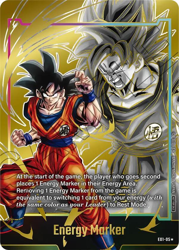 Energy Marker (Gold) E01-05 card from Fusion World Energy Markers