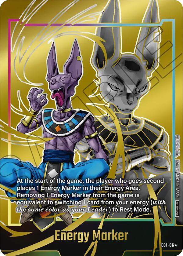 Energy Marker (Gold) E01-06 card from Fusion World Energy Markers