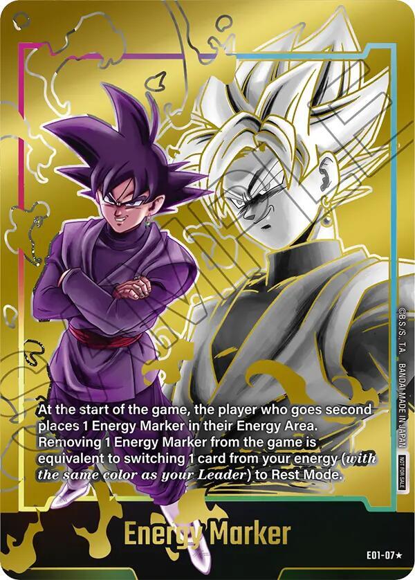 Energy Marker (Gold) E01-07 card from Fusion World Energy Markers