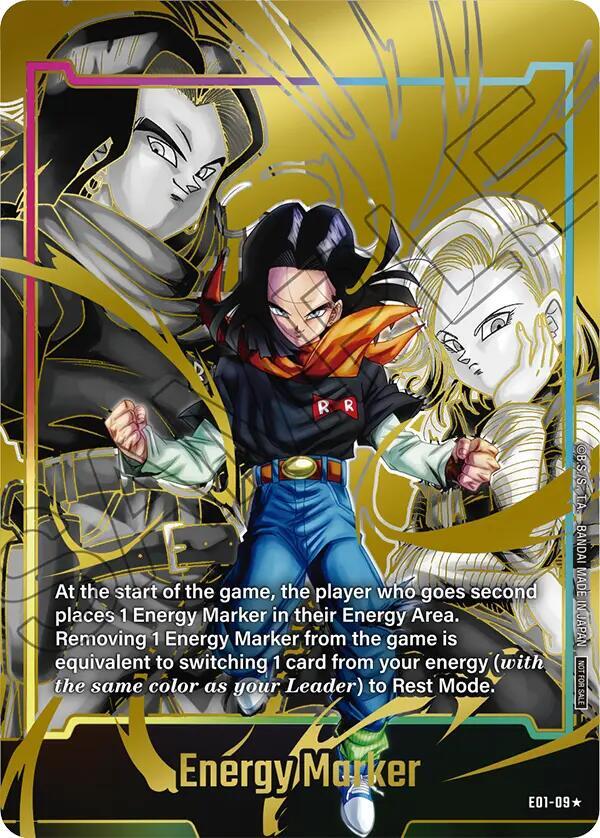 Energy Marker (Gold) E01-09 card from Fusion World Energy Markers