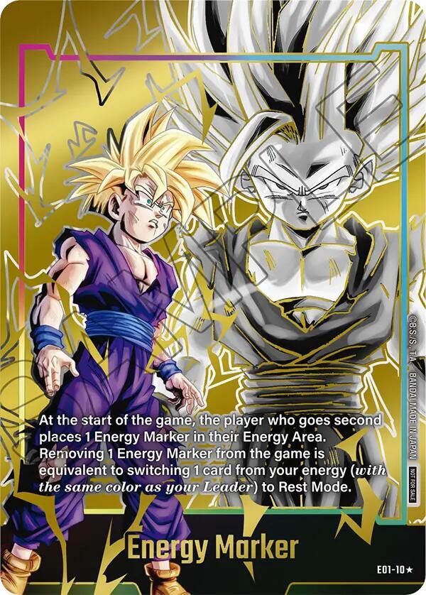 Energy Marker (Gold) E01-10 card from Fusion World Energy Markers