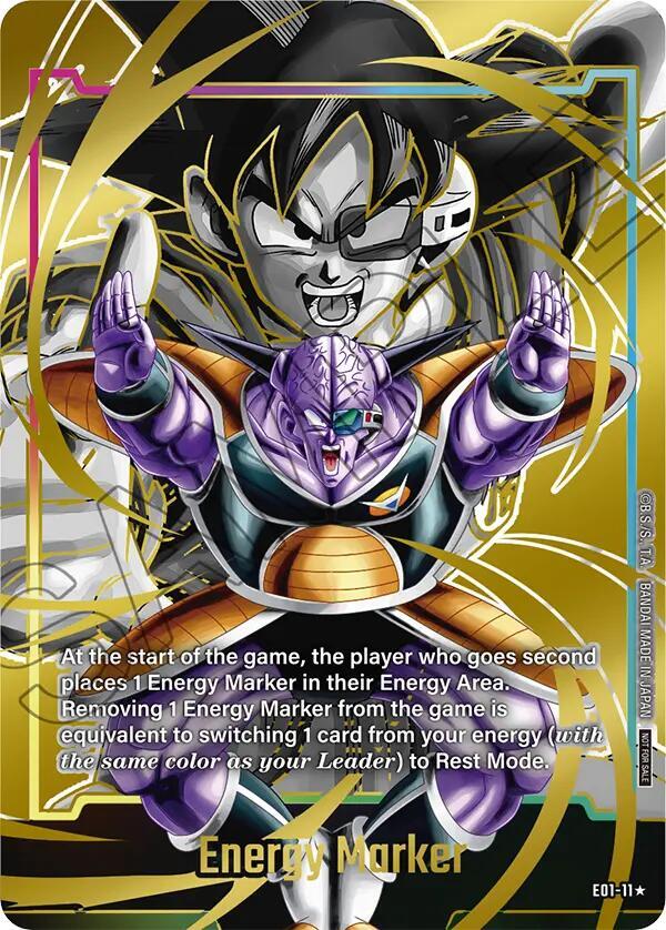 Energy Marker (Gold) E01-11 card from Fusion World Energy Markers