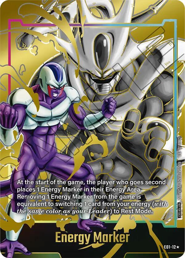 Energy Marker (Gold) E01-12 card from Fusion World Energy Markers