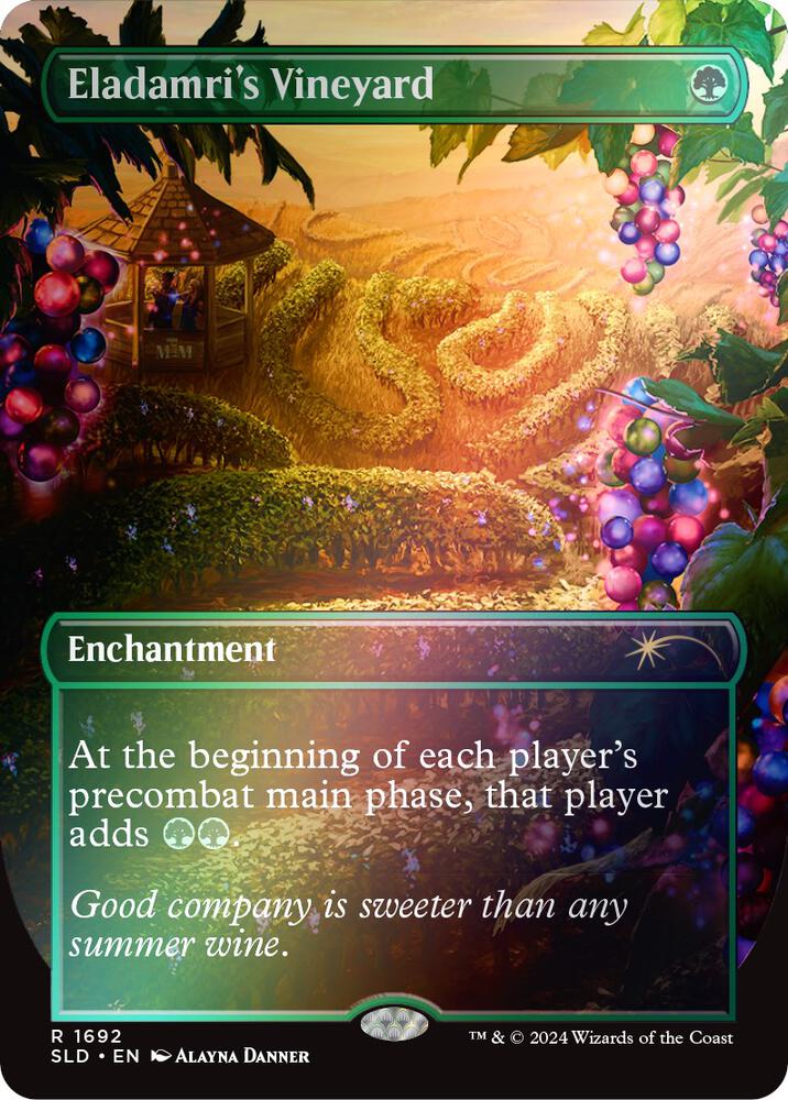 Eladamri's Vineyard (Rainbow Foil) 1692 card from Secret Lair Drop Series