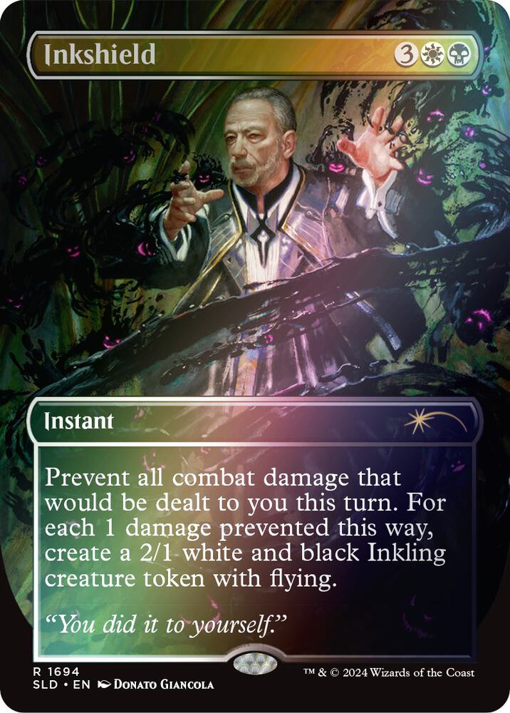 Inkshield (Rainbow Foil) 1694 card from Secret Lair Drop Series