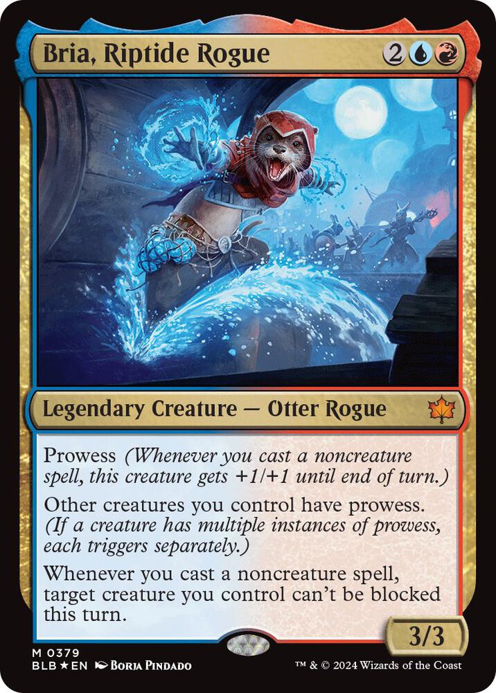 Bria, Riptide Rogue 379 card from Bloomburrow