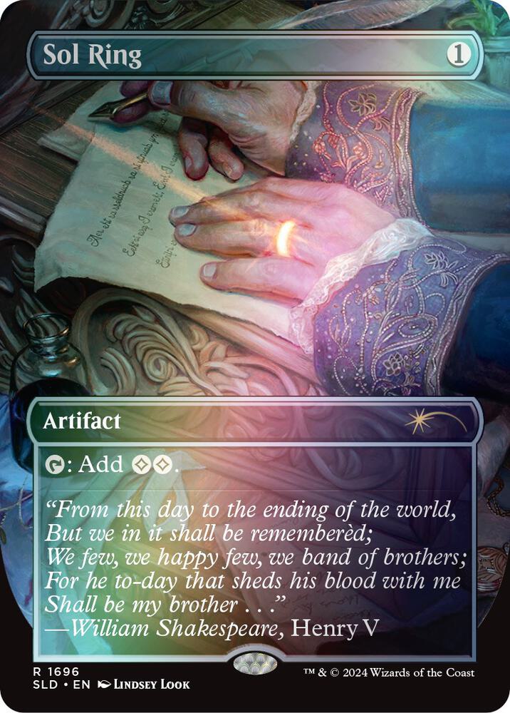 Sol Ring (Rainbow Foil) 1696 card from Secret Lair Drop Series