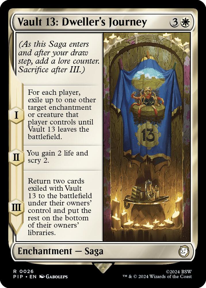 Vault 13: Dweller's Journey 26 card from Universes Beyond: Fallout