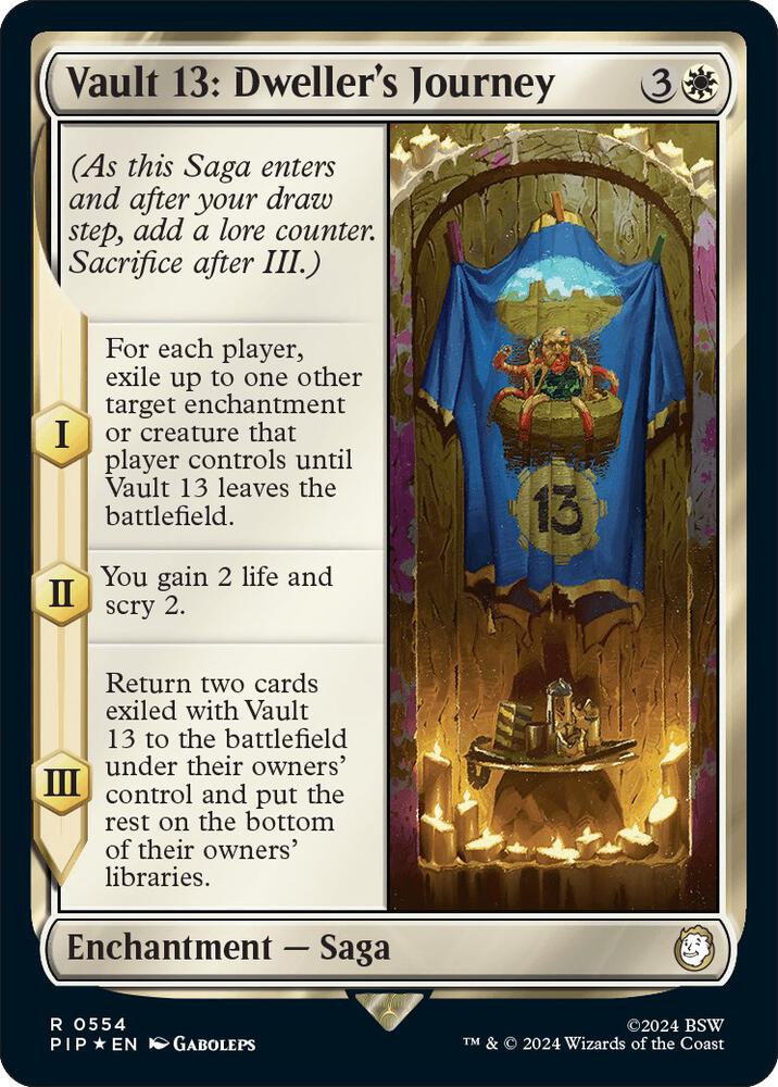 Vault 13: Dweller's Journey (Surge Foil) 554 card from Universes Beyond: Fallout