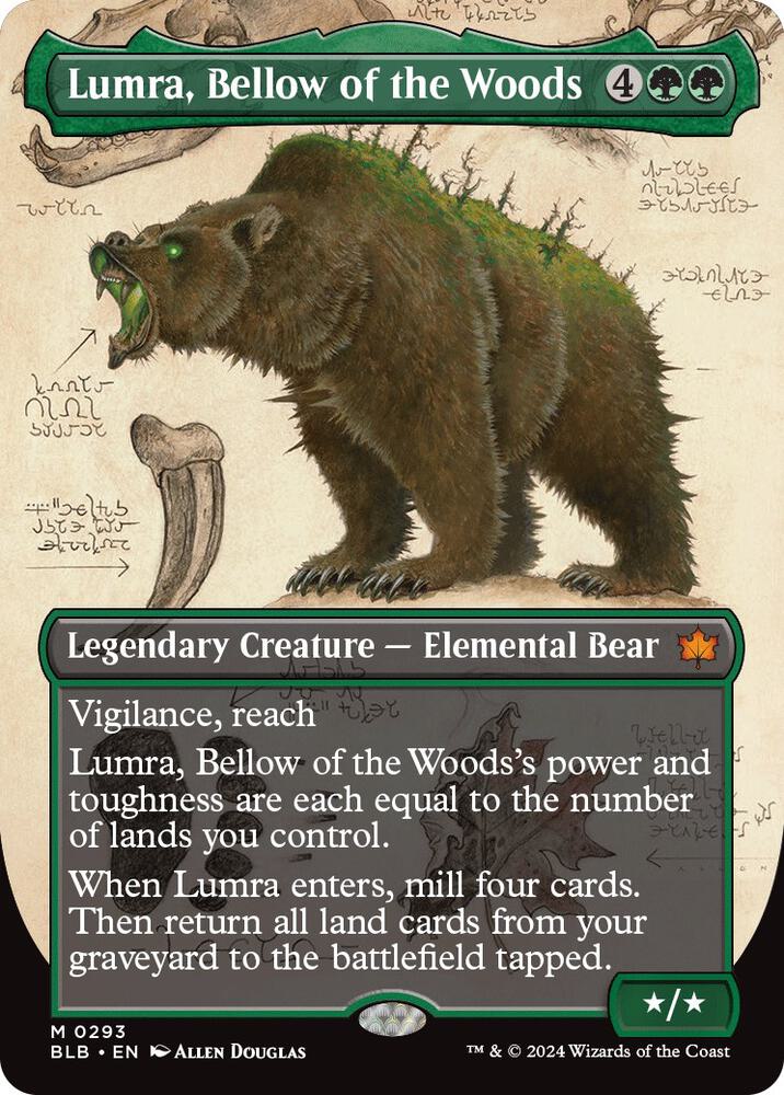 Lumra, Bellow of the Woods (Borderless) 293 card from Bloomburrow