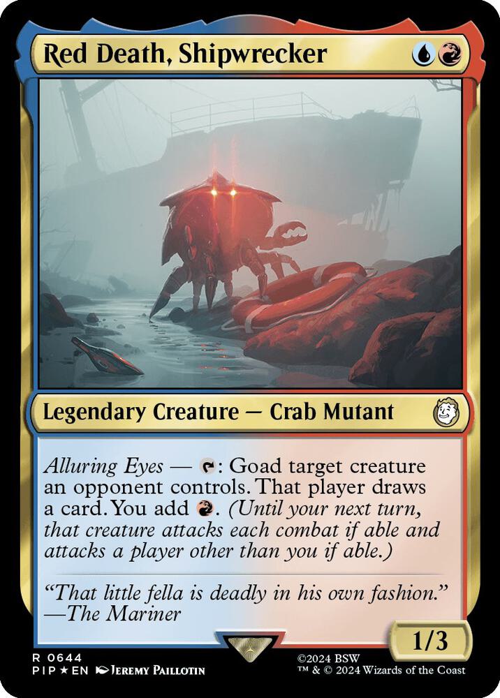 Red Death, Shipwrecker (Surge Foil) 644 card from Universes Beyond: Fallout