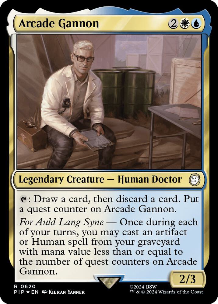 Arcade Gannon (Surge Foil) 620 card from Universes Beyond: Fallout