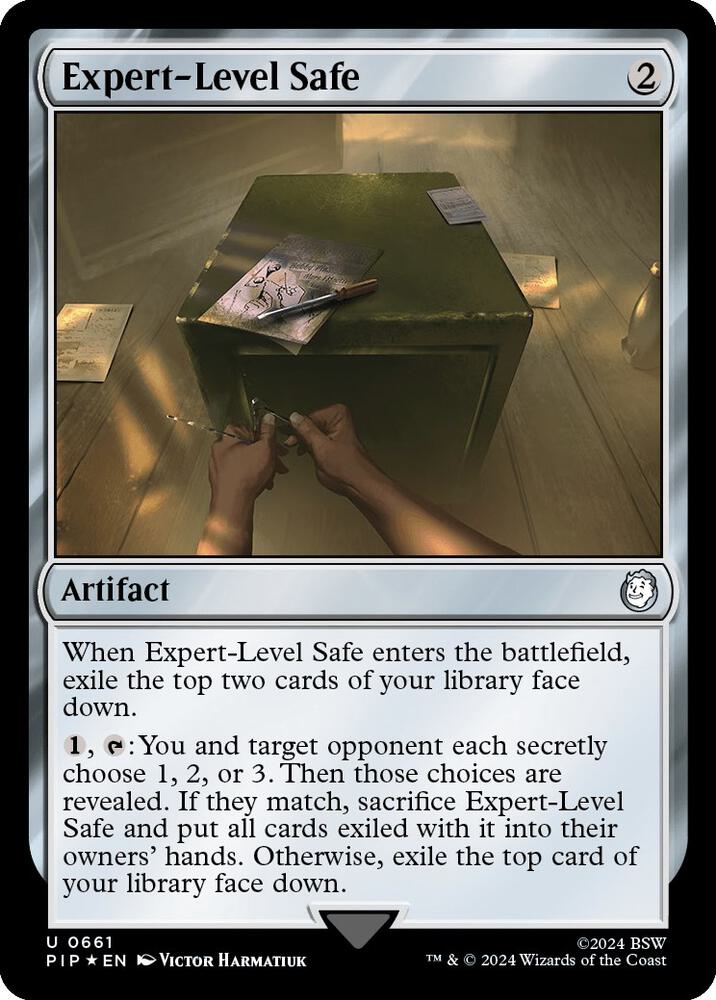Expert-Level Safe (Surge Foil) 661 card from Universes Beyond: Fallout