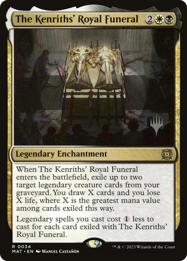 The Kenriths' Royal Funeral 34 card from Promo Pack: Murders at Karlov Manor