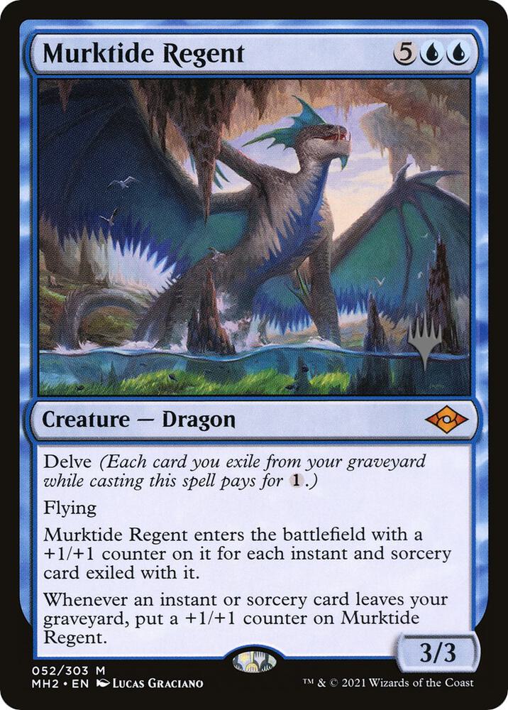 Murktide Regent 52 card from Promo Pack: Murders at Karlov Manor