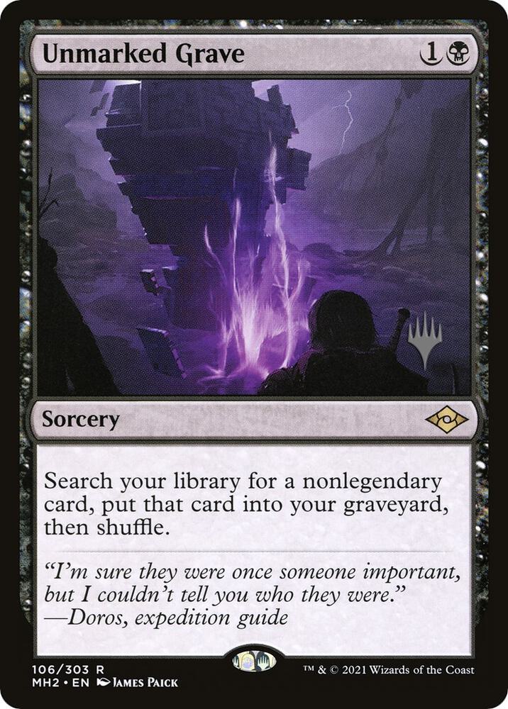 Unmarked Grave 106 card from Promo Pack: Murders at Karlov Manor