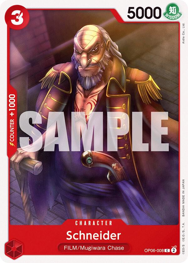 Schneider OP06-008 card from Wings of the Captain