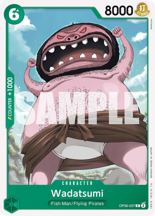 Wadatsumi OP06-037 card from Wings of the Captain