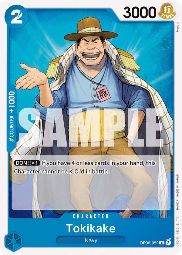 Tokikake OP06-052 card from Wings of the Captain