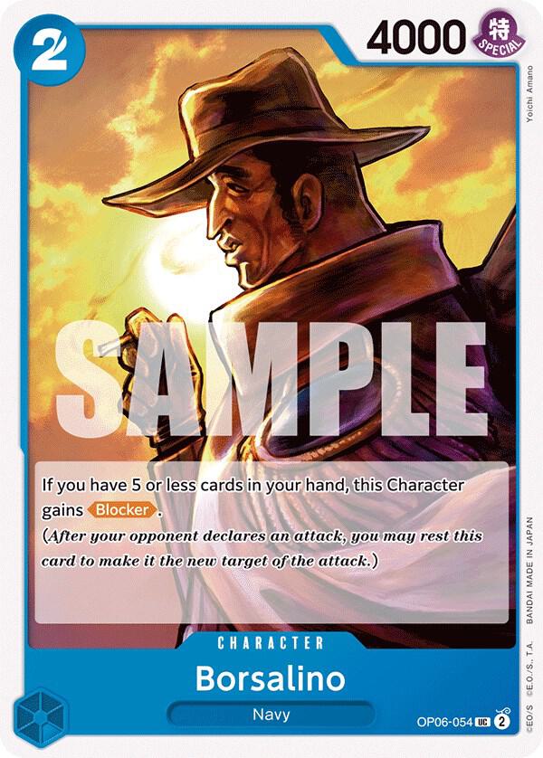 Borsalino OP06-054 card from Wings of the Captain