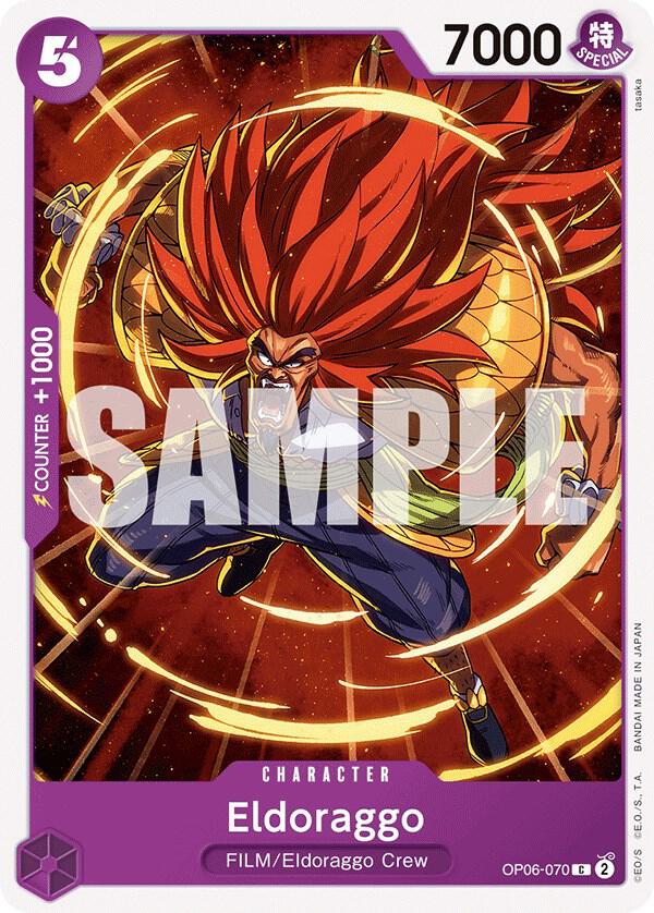 Eldoraggo OP06-070 card from Wings of the Captain