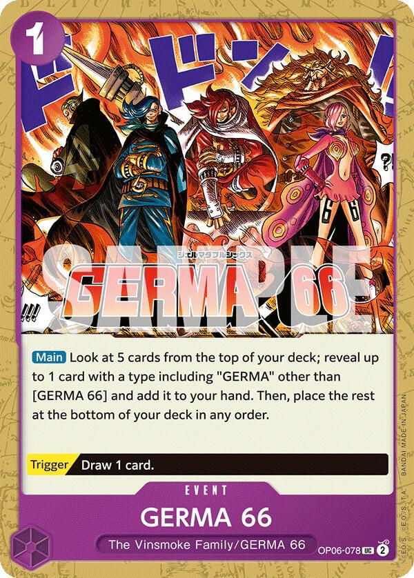 GERMA 66 OP06-078 card from Wings of the Captain