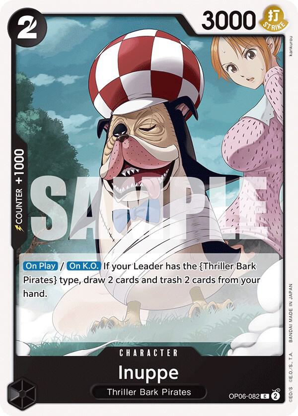 Inuppe OP06-082 card from Wings of the Captain