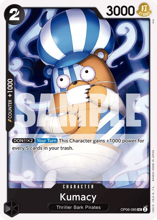 Kumacy OP06-085 card from Wings of the Captain