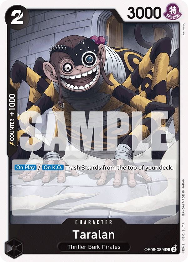Taralan OP06-089 card from Wings of the Captain