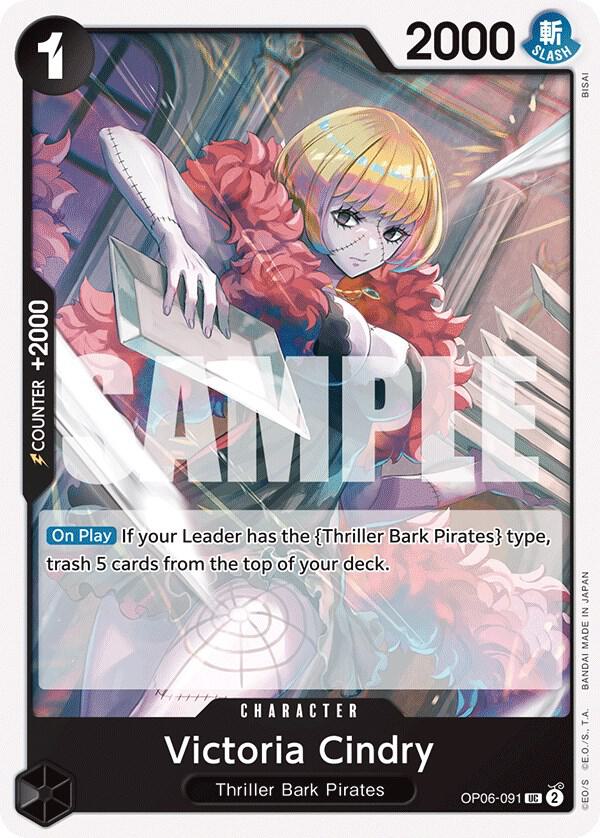 Victoria Cindry OP06-091 card from Wings of the Captain