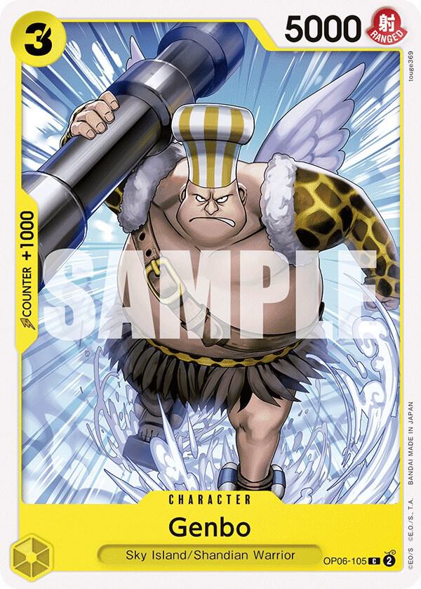 Genbo OP06-105 card from Wings of the Captain