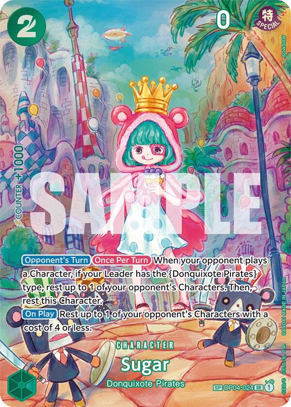 Sugar (SP) OP04-024 card from Wings of the Captain