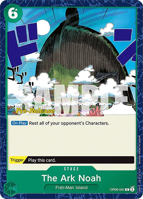 The Ark Noah OP06-041 card from Wings of the Captain Pre-Release Cards